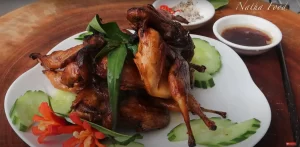 Chim cút quay bơ – Natha Food