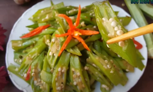 Đậu bắp xào tỏi – SKTS