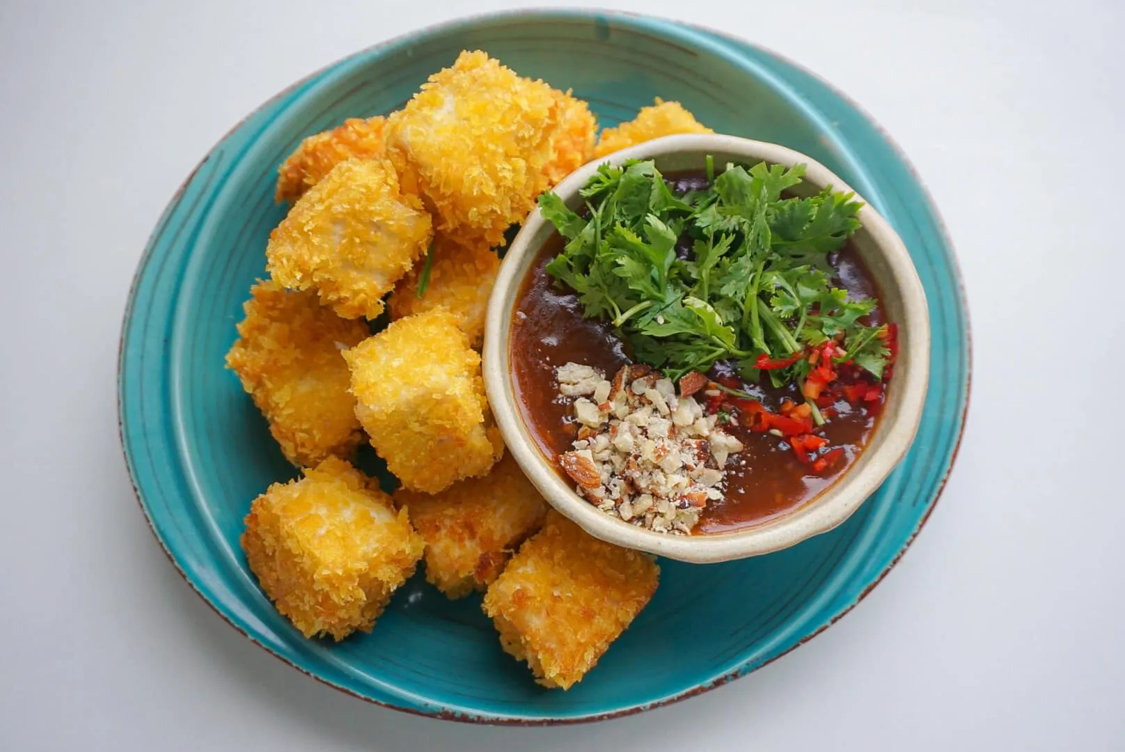 Tàu hủ chiên giòn sốt me - Accnhi