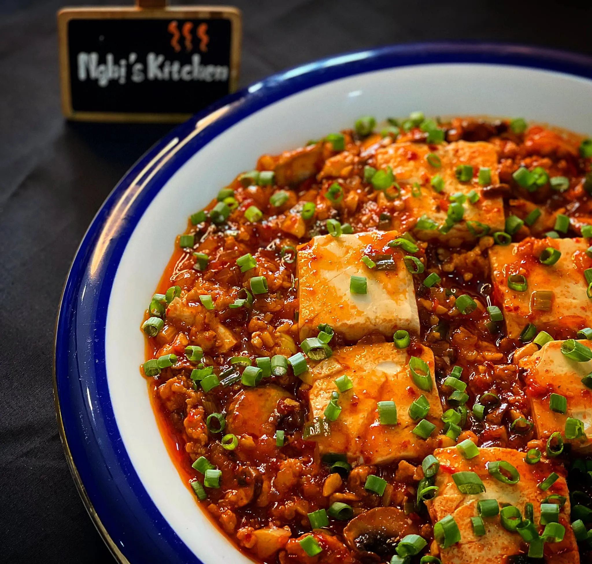 Đậu hũ Tứ Xuyên - Nghi's Kitchen