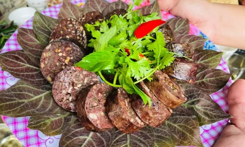 Dồi heo mỡ chài –  Nghi’s Kitchen