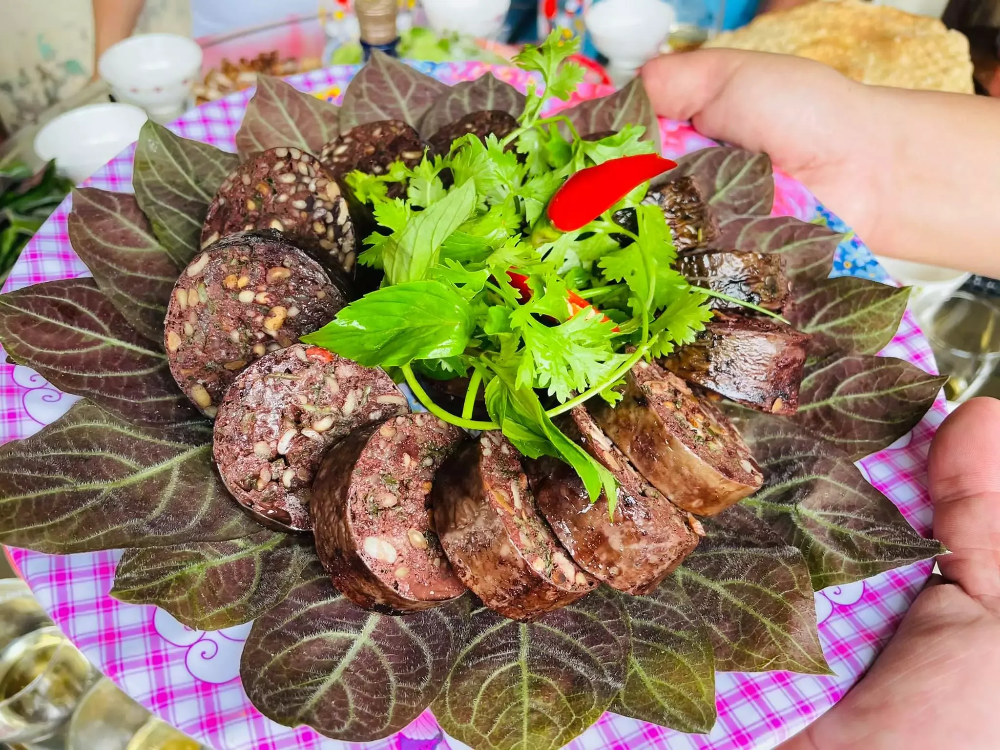 Dồi heo mỡ chài -  Nghi's Kitchen