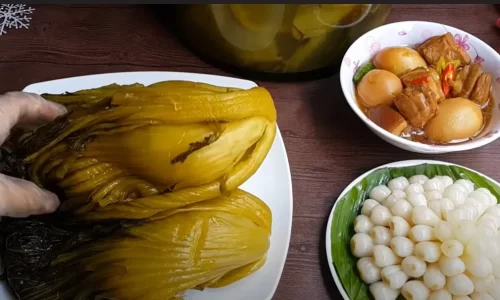 Dưa cải muối chua vàng giòn – SKTS