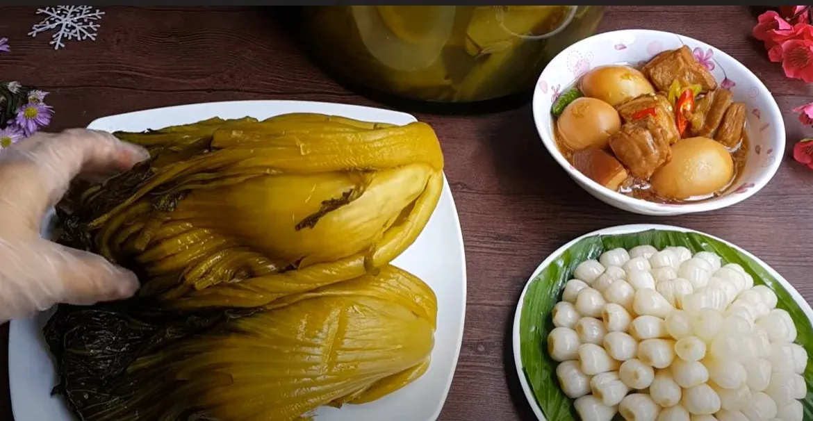 Dưa cải muối chua vàng giòn - SKTS