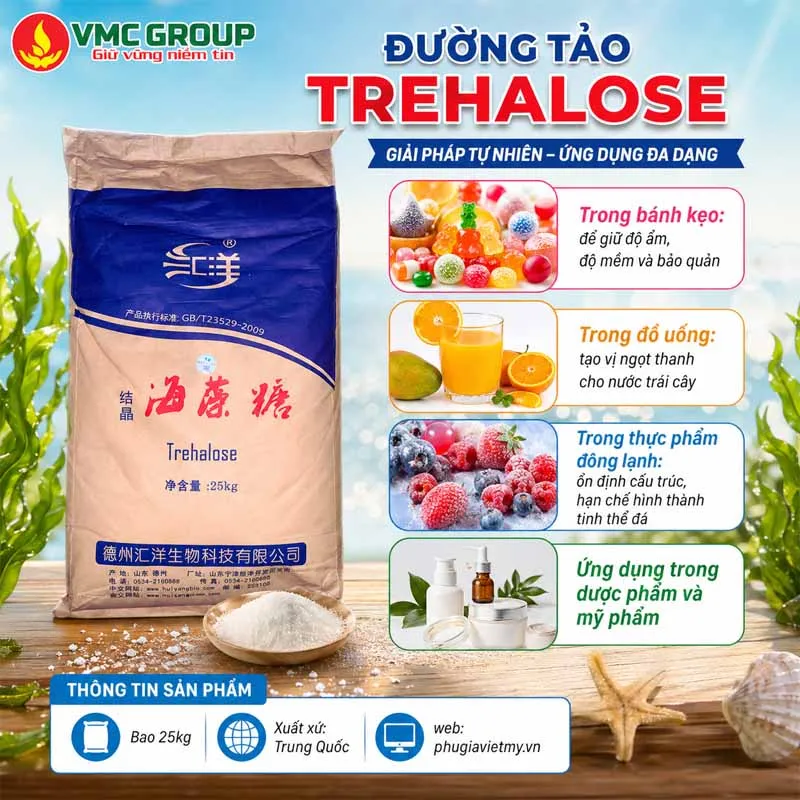 Đường tảo trehalose ứng dụng như thế nào