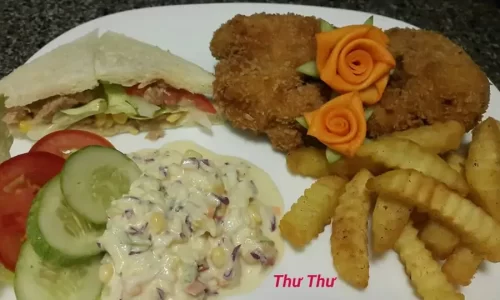 Gà chiên kiểu KFC – Thư Thư