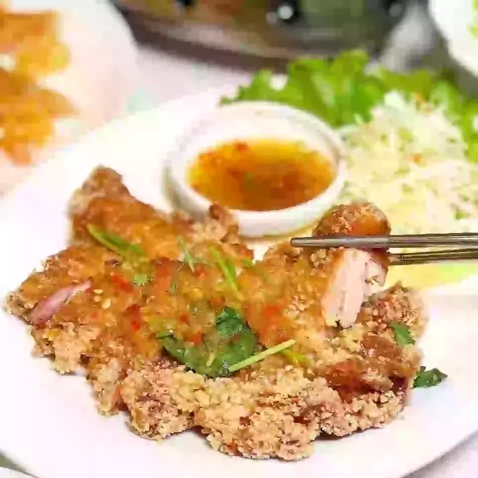 Gà chiên sốt kiểu Thái - Mai Mai Yeu Em