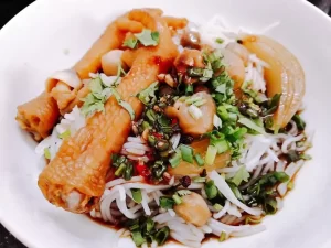 Gà nấu dầu hào