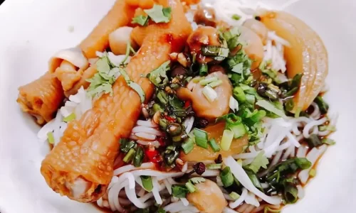 Gà nấu dầu hào