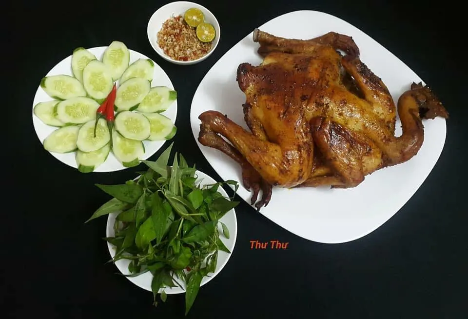 Gà nướng muối ớt - Thư Thư