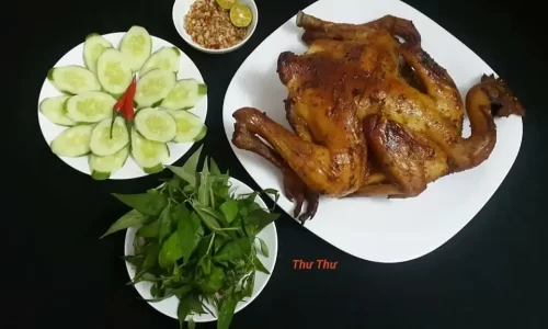 Gà nướng muối ớt – Thư Thư