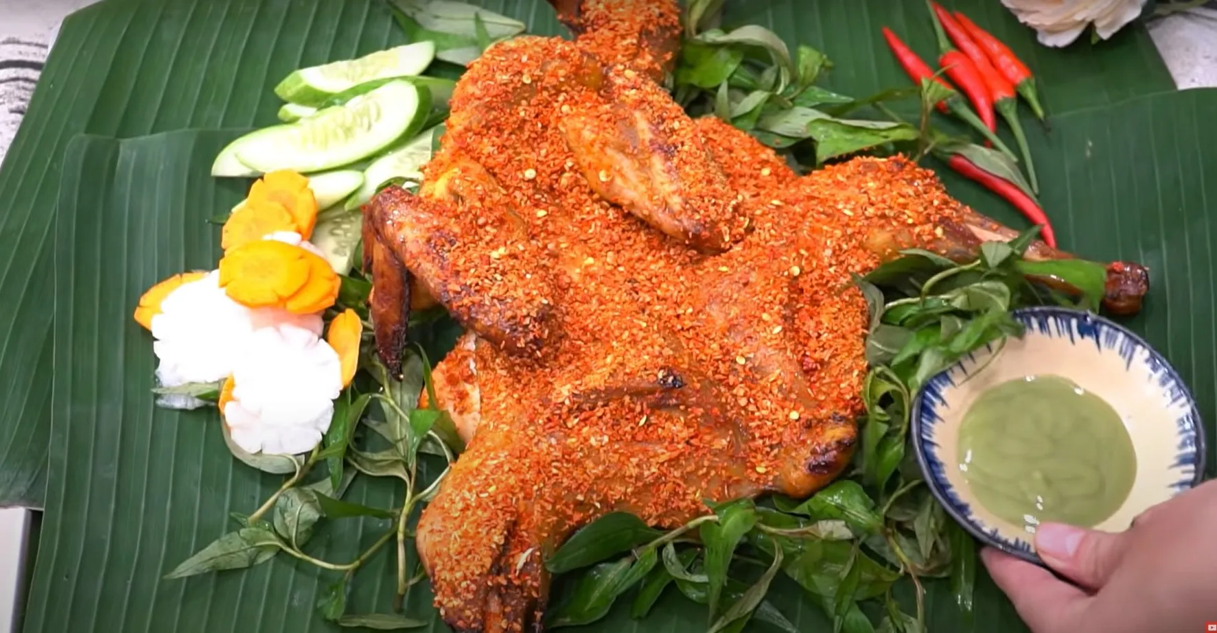 Gà nướng muối ớt - Natha Food