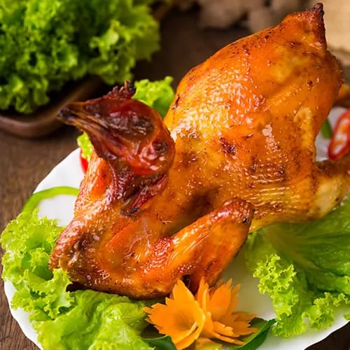 Gà quay chảo hương thảo mộc - Đoạn Lãng