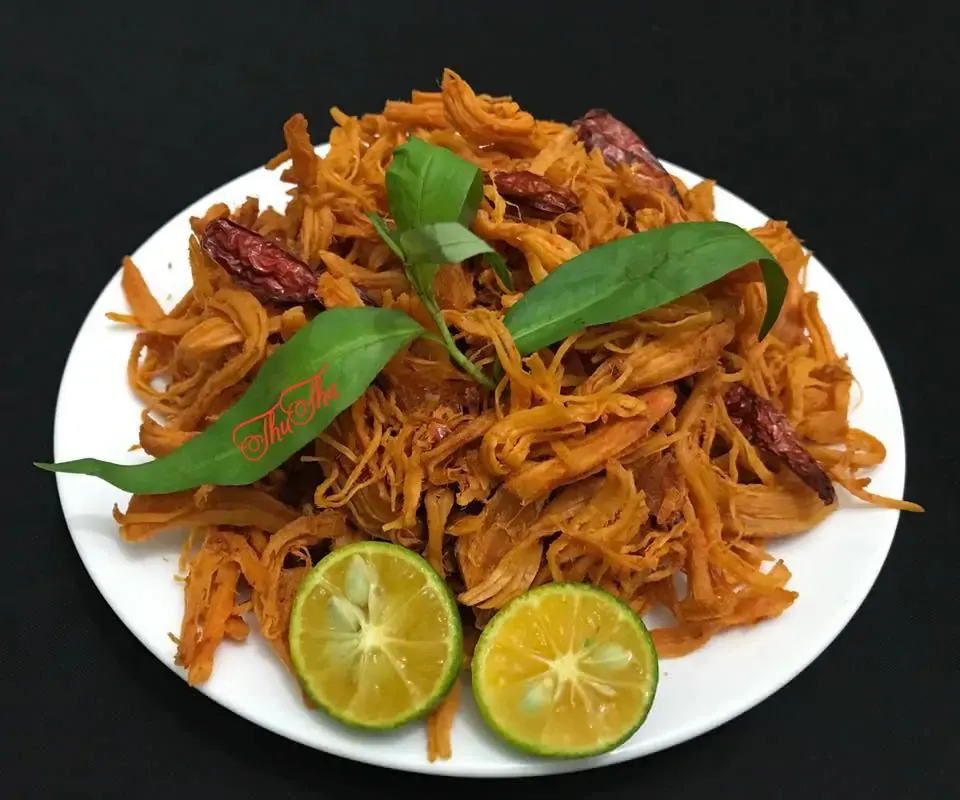 Khô gà bơ tỏi - Thư Thư