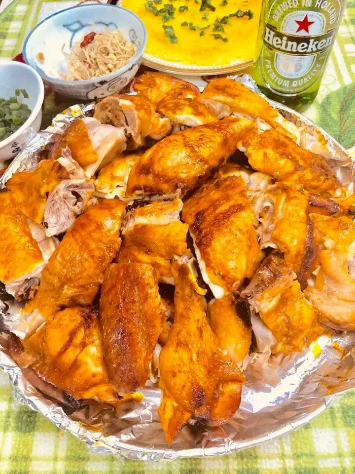Gà ta nướng & Muối sả củ chi - Thanh Bùi