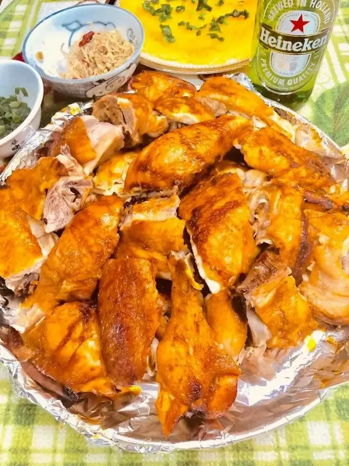 Gà ta nướng & Muối sả củ chi - Thanh Bùi
