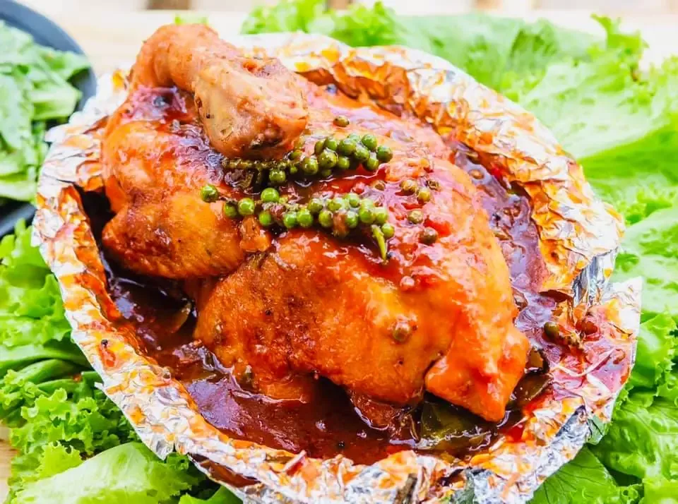 Gà sốt tiêu xanh - Nghi's Kitchen