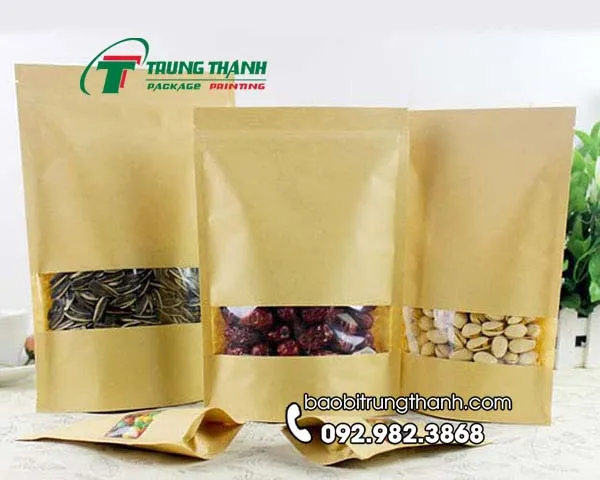 tui zipper giay kraft chat luong hcm