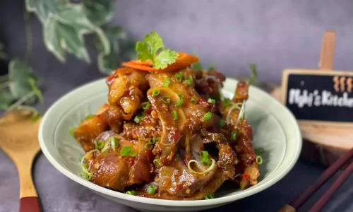 Giò heo kho ruốc sả – Sốt kho ruốc sả – Nghi’s Kitchen