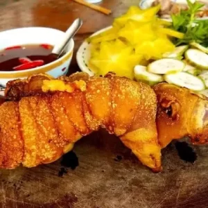 Giò heo muối chiên giòn – Sốt chấm đặc biệt – Nghi’s Kitchen