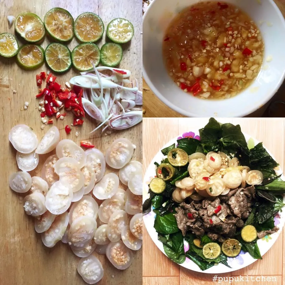 Gỏi bò cà pháo