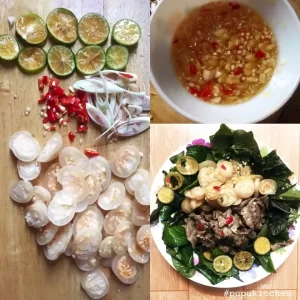 Gỏi bò cà pháo