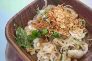 Gỏi măng cụt chay – Accnhi