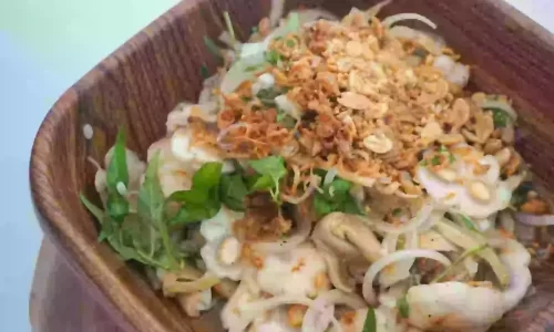 Gỏi măng cụt chay – Accnhi