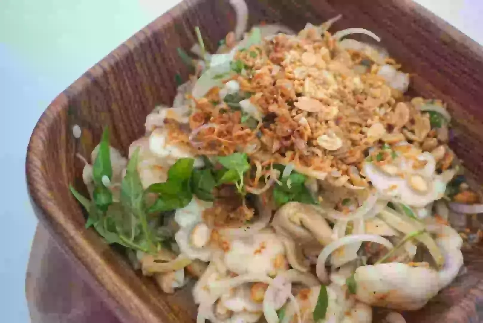 Gỏi măng cụt chay - Accnhi