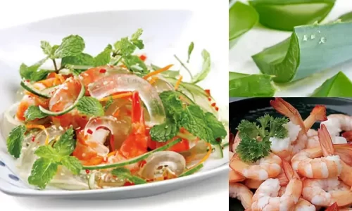 Gỏi nha đam tôm đất