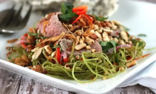Gỏi rau muống thịt bò