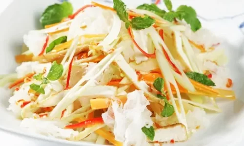 Gỏi su hào nấm tuyết