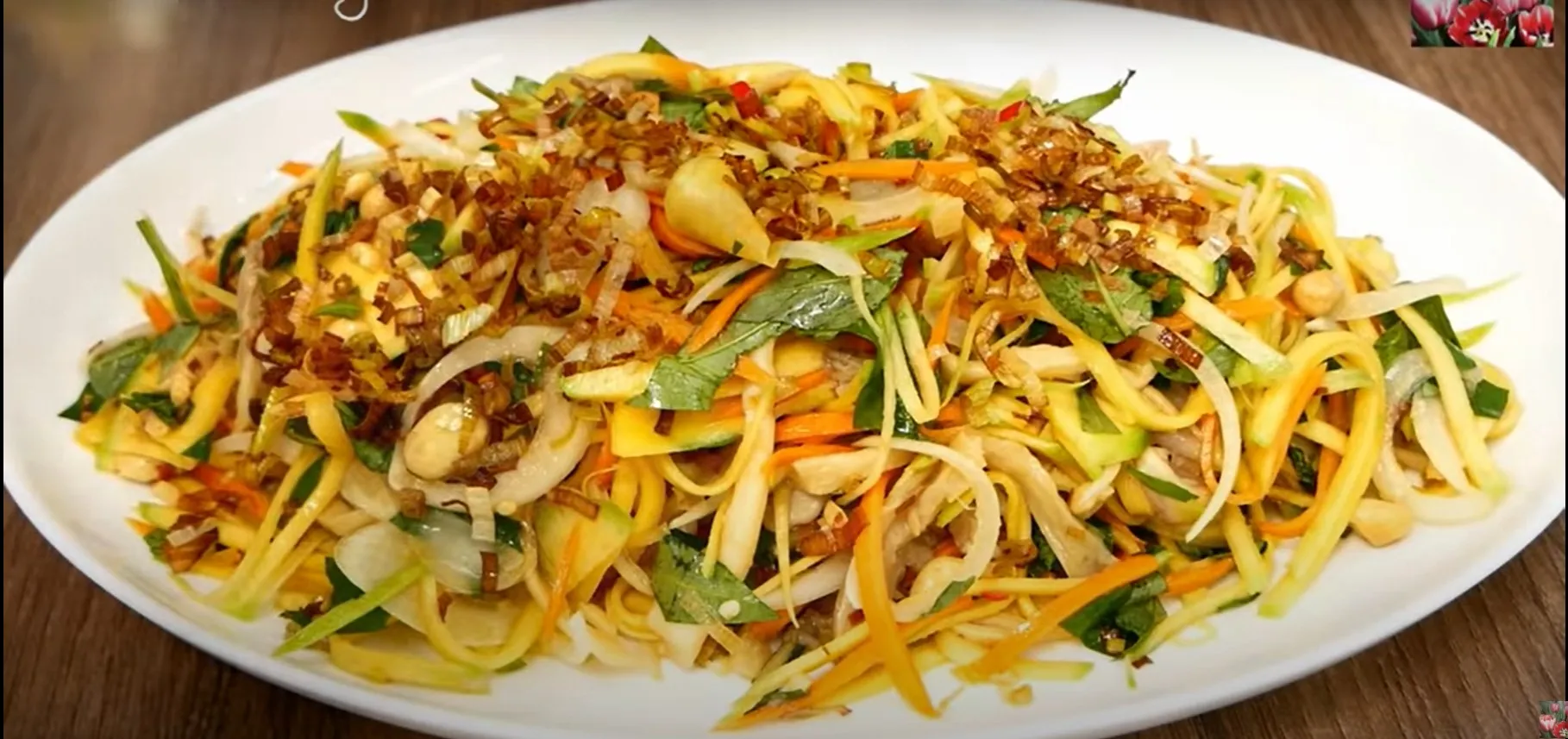 Gỏi xoài chay - Vanh Khuyen