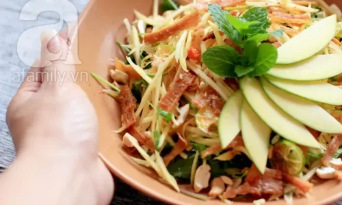 Gỏi xoài mực khô