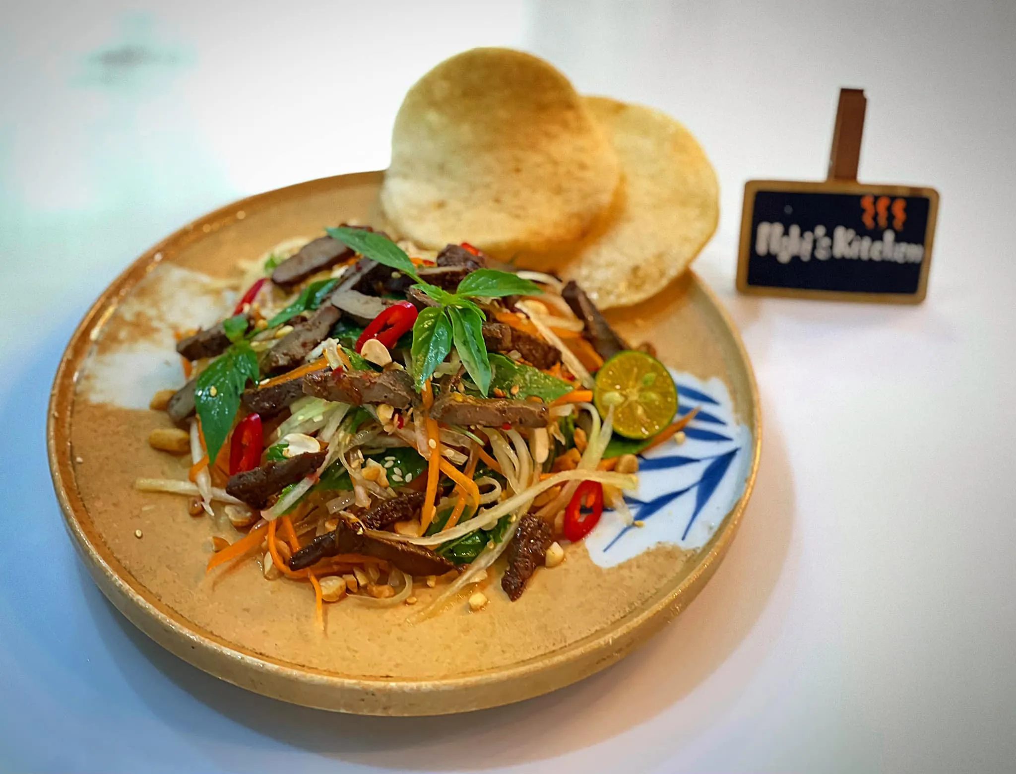 Gỏi đu đủ gan rim - Gan rim Đà Nẵng - Nghi's Kitchen