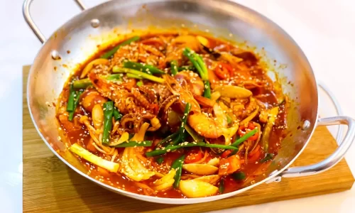 Hải  sản sốt cay – Sốt cay Hàn Quốc – Nghi’s Kitchen