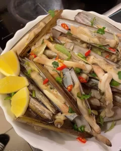 Hải sản hấp riềng sả – Sốt  ướp hải sản hấp – Nghi’s Kitchen