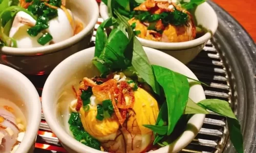 Trứng Vịt Lộn Nướng Muối Ớt