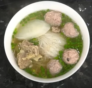Hủ tiếu bò viên – Natha Food