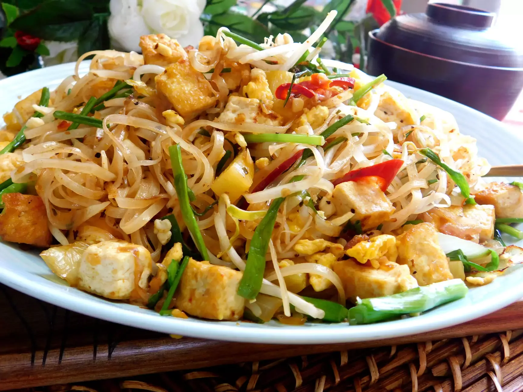 Hủ tiếu khô xào chay - Lam Anh Dao
