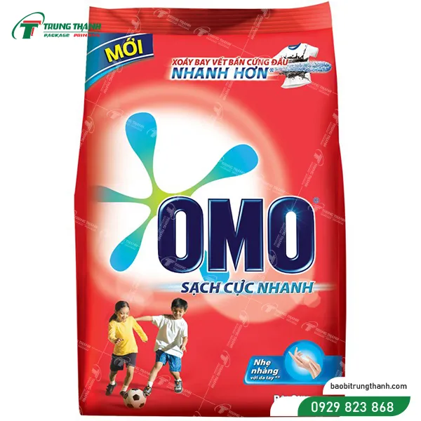 In trên bao bì bột giặt