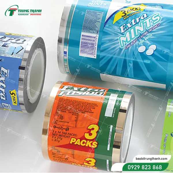 Mẫu in trên bao bì bánh kẹo 