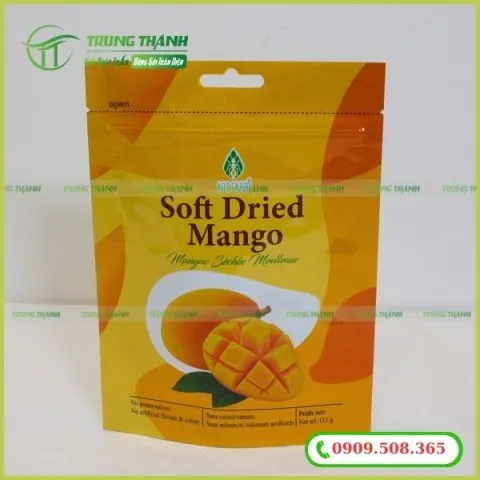 In túi zip màng ghép sắc nét