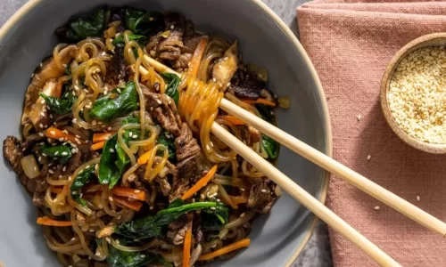 Japchae – Miến Xào Hàn Quốc