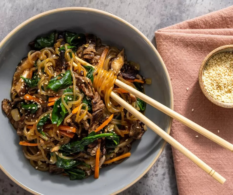 Japchae – Miến Xào Hàn Quốc