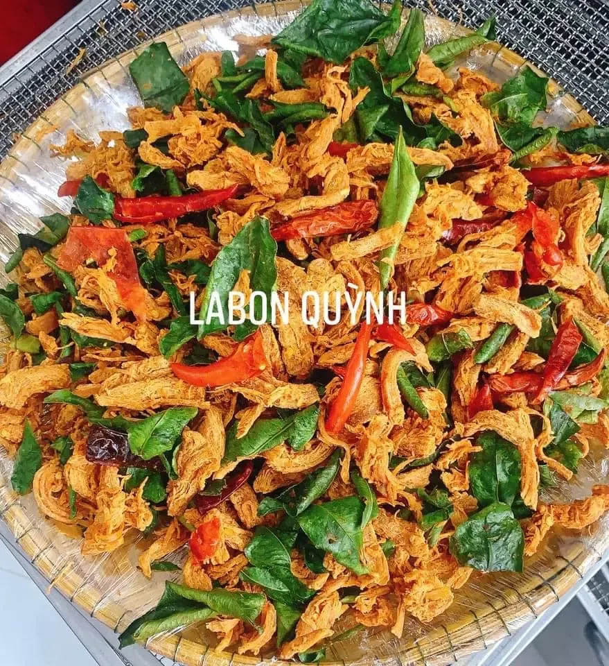 Khô gà chanh muối - Sốt chanh muối - Nguyen Thuy Quynh