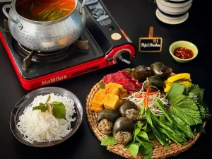 Lẩu ốc bươu – Chả ốc – Nghi Kitchen