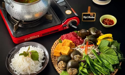 Lẩu ốc bươu – Chả ốc – Nghi Kitchen