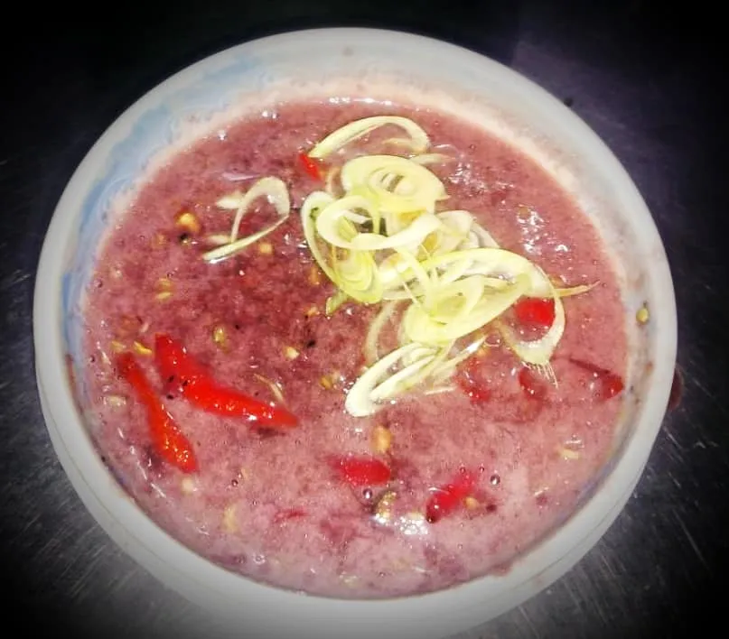 Pha mắm tôm - Bún đậu mắm tôm