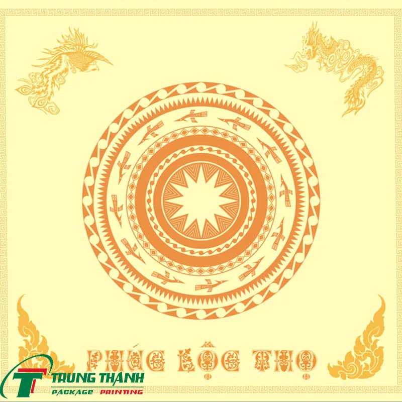 Phúc lộc thọ hoa văn kiểu dáng độc đáo
